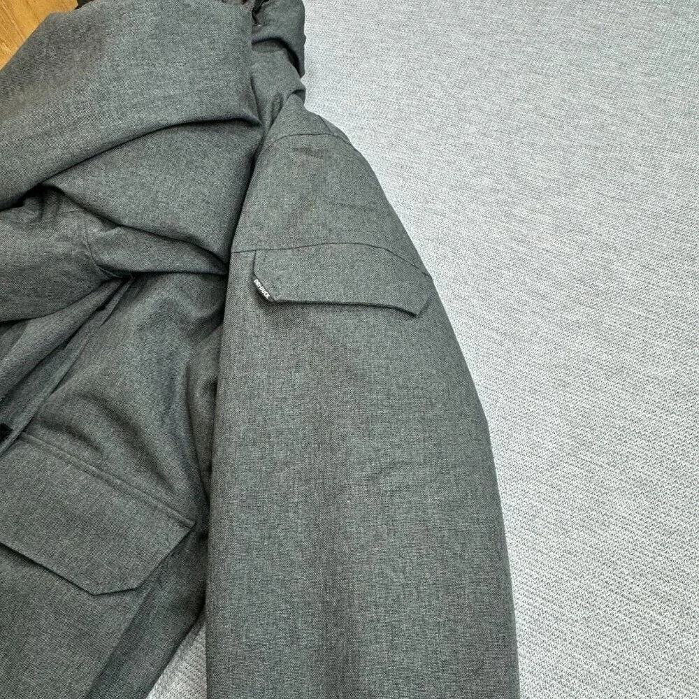 Dri Duck 3-in-1 Jacket Mens Size L Gray Hooded Storm Shell Interchange Pockets - Picture 9 of 16